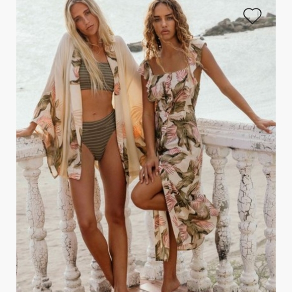 Billabong Love Tripper Midi Dress XS - Picture 2 of 6